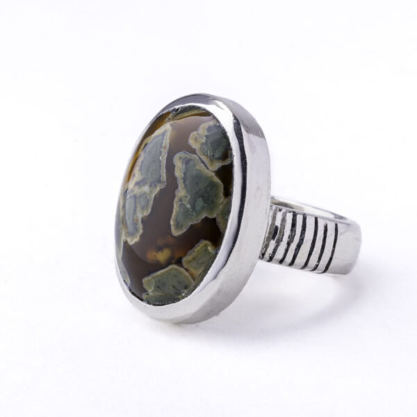 BAGUE AGATE YÉMÉNITE KHARAITI KABIDI