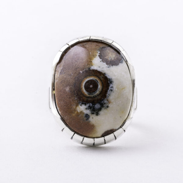BAGUE AGATE YÉMÉNITE DAOUDI L'ŒIL – Image 3