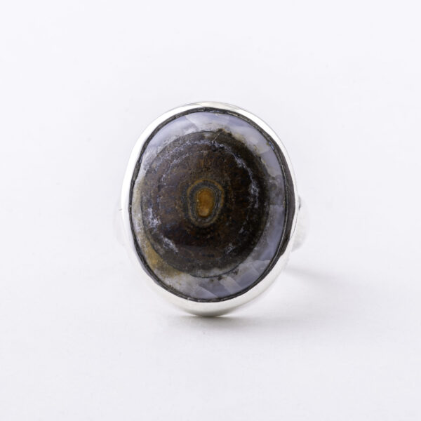 BAGUE AGATE YÉMÉNITE DAOUDI VOLCAN – Image 3