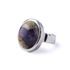 Bague Agate Kharaiti Violet