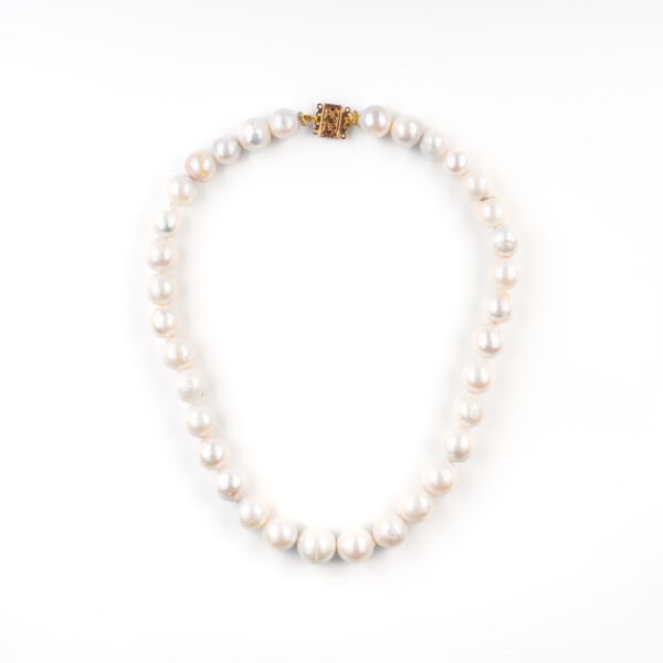 COLLIER EN NACRE NATURELLE COULEUR BLAN
