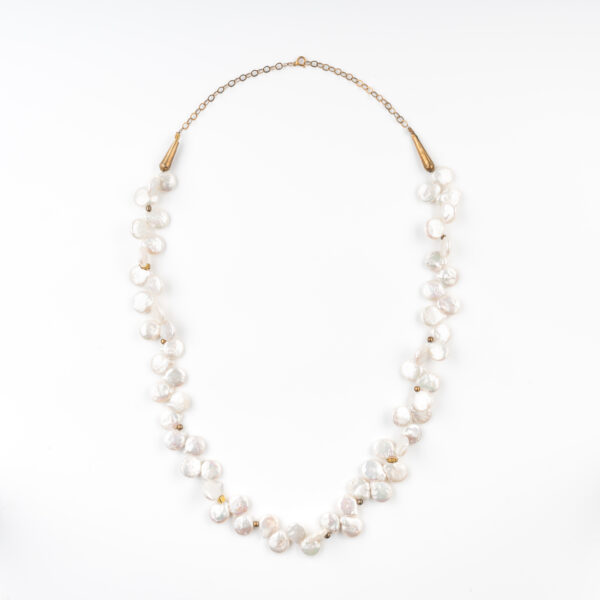 COLLIER NACRE NATUREL BLANCHE