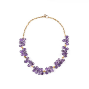 COLLIER AMéTHYSTE FEMME NATURELLE ARTISANALE